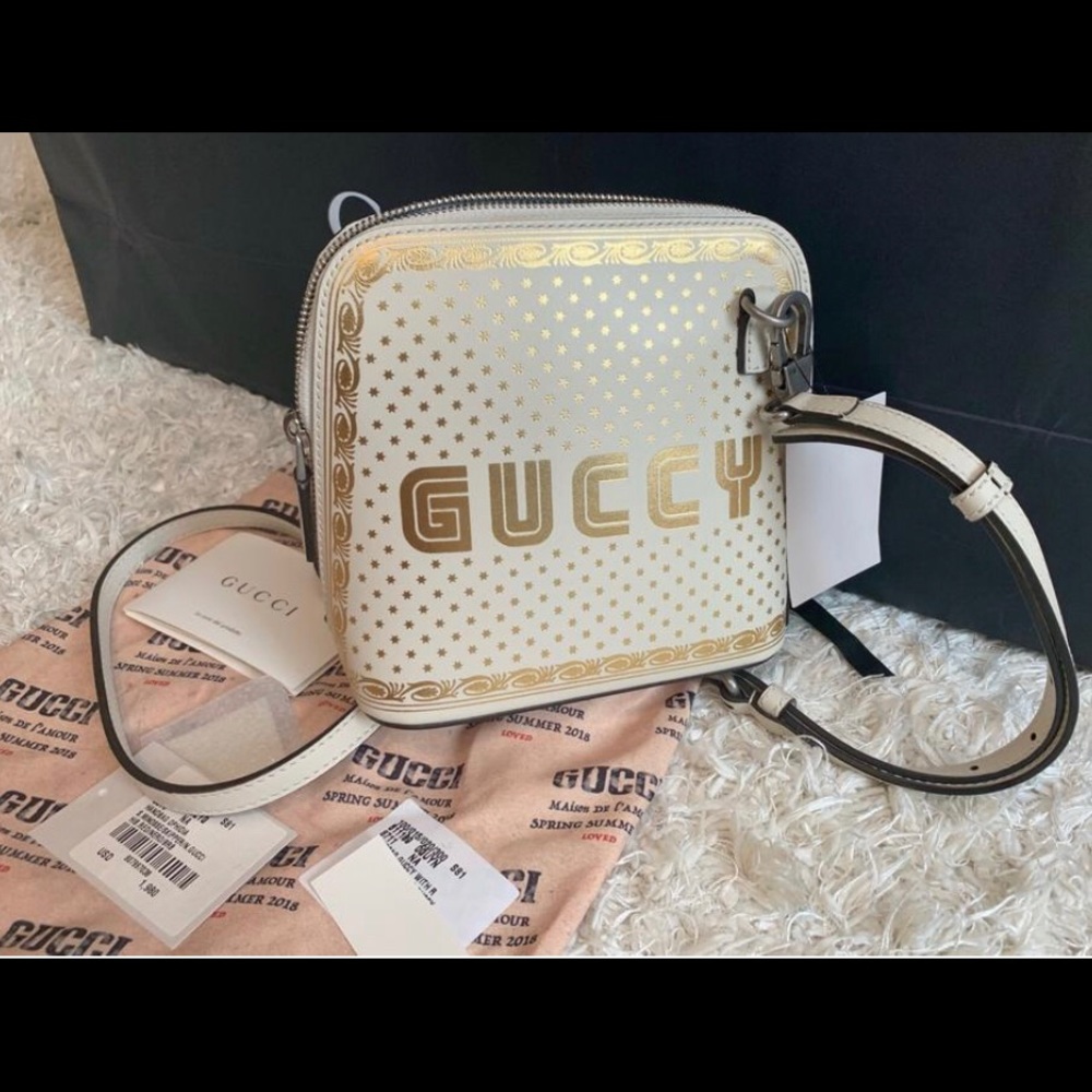 🔥BNWT Gucci ltd Ed collector’s lambskin sega bag - Picture 6 of 8
